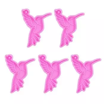 Силиконовая форма «Колибри», полимерный брелок, форма для ювелирных изделий, эпоксидная форма для изготовления ключей, силиконовые формы для изготовления ювелирных изделий из смолы