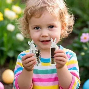 Силиконовая форма пасхальный кролик DIY монета подарочная коробка гибкая многоразовая антипригарная смола литьевая форма