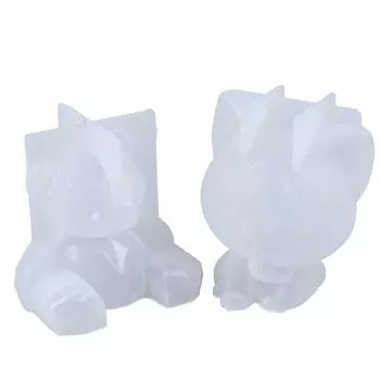 Силиконовая форма с геометрическим медведем, стерео зеркальная форма «сделай сам», мусс, украшения, декор