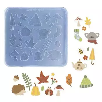 Силиконовая форма с изображением хрустального медведя, силиконовые формы для аксессуаров, подходящие для поделок из эпоксидной смолы и полых украшений