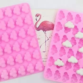 Силиконовая форма с облаками, погодная форма, сделай сам, для выпечки торта, шоколадная помадка, форма для кубиков льда, шоколадный мусс, декор для торта, форма для выпечки