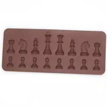 Силиконовая форма, шахматная форма, лед, сахар, форма для торта, инструменты для украшения, сделай сам, форма для выпечки, аксессуары шоколадный