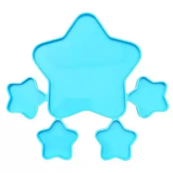 Силиконовая форма со звездами для украшения стен, дверей, ручная работа, форма для гостиной, украшения из эпоксидной смолы
