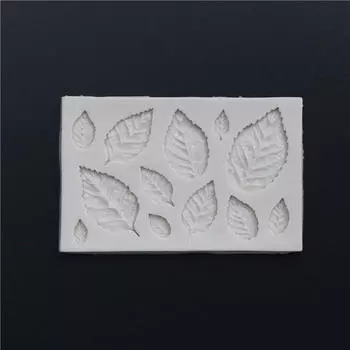 Силиконовая форма в форме листа, листья, декор для торта, формы для печенья с помадкой, инструмент для выпечки