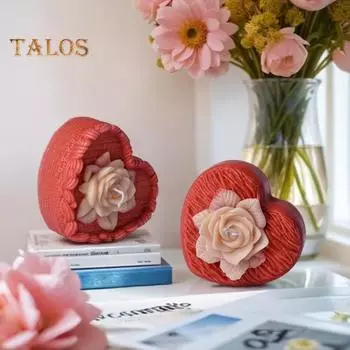 Силиконовая форма в форме сердца для ароматических свечей, шоколада, конфет, парной любви, гипсовая форма, многофункциональная форма для поделок своими руками E