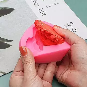 Силиконовая форма в форме сердца и мозга, кухонный инструмент для выпечки, самодельные формы для выпечки, тортов, помадки, десертов, шоколада, свечей, украшений