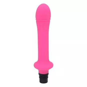 Силиконовая головка массажера для фасций, водонепроницаемая глянцевая поверхность, мягкий массажер для мышц, сменная головка розового цвета 1819mm/0.710.75in Caliber