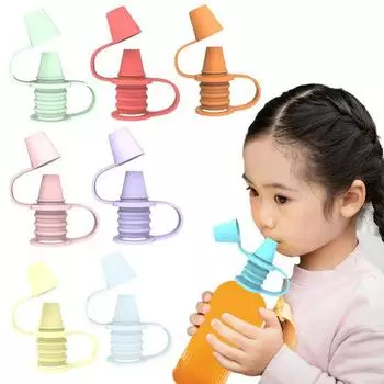 Силиконовая горловина бутылки пищевого качества, герметичный носик верхней части бутылки, отсутствие контроля потока разлива синий