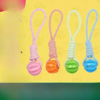 Силиконовая игрушка для жевания собак, узел веревки, для чистки зубов, для обучения собак, игрушка-палочка для моляров 34cm