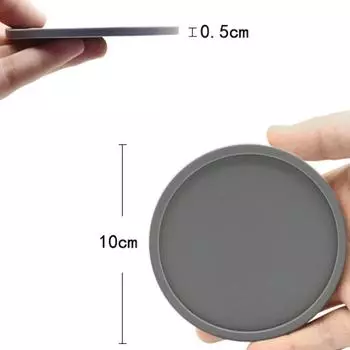 Силиконовая изоляционная подставка для подставок, круглая подставка для подставок зелёный