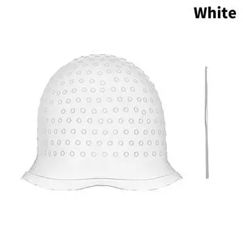 Силиконовая кепка для окрашивания волос, крючок, игла, профессиональная цветная краска для мелирования, многоразовый набор, инструменты для крашения глазурью, салон красоты