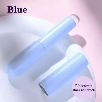 Силиконовая кисть для губ с крышкой, угловая кисть для консилера, как кончики пальцев, мягкая губная помада, кисти для макияжа с круглой головкой, не сломанная розовый