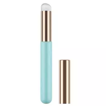 Силиконовая кисть для губ, угловая кисть для консилера, кисть для макияжа, портативная круглая головка, похожая на кончики пальцев Q, мягкая кисть для помады, кисть для консилера