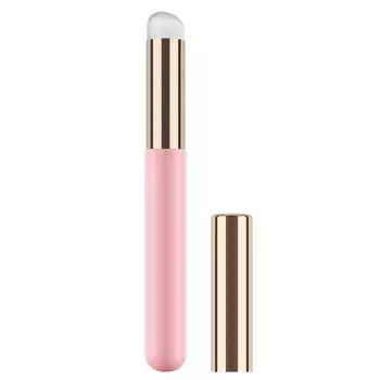 Силиконовая кисть для губ, угловая кисть для консилера, кисть для макияжа, портативная круглая головка, похожая на кончики пальцев Q, мягкая кисть для помады, кисть для консилера