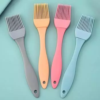 Силиконовая кисть для масла, кисточка для поливания барбекю, приправа, соус, торт, хлеб, масло, яйцо, термостойкая, домашняя кухня, выпечка, инструменты для приготовления пищи розовый