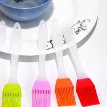 Силиконовая кисть для масла, высокотемпературная кисть для выпечки, кисть для барбекю, кисть для масла, кисть для крема для торта, кисть для масла OPP bag красный