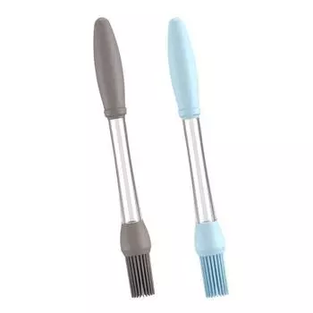 Силиконовая кисть для смазывания для готовки, термостойкие кондитерские кисти, пищевая кисть для масла, соуса, сливочного масла, барбекю, выпечки, гриля 2pcs