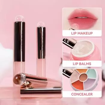 Силиконовая кисточка для губ, новая круглая головка для корректора губ в форме пальца, удобный многофункциональный косметический инструмент One Size