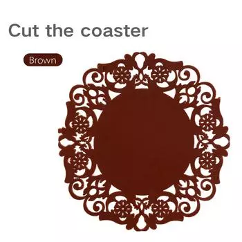 Силиконовая кружевная подставка под стакан с цветком, подставка под стакан, подставка под кофейные чашки, коврик для кофе