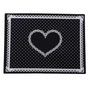 Силиконовая кружевная подушка для ногтей, подушка-держатель для рук, коврик для стола для маникюра, подушка для рук, фон для фотографий, инструмент для ногтей чёрный