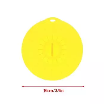 Силиконовая крышка чаши для микроволновой печи, крышка для кастрюли, многоразовая многофункциональная крышка 10CM