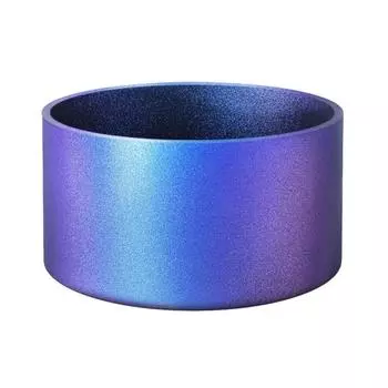 Силиконовая крышка чашки с градиентом цвета снизу, противоскользящая чашка на 20–40 унций, рукав для стаканов, бутылок с водой 12–24 унций синий