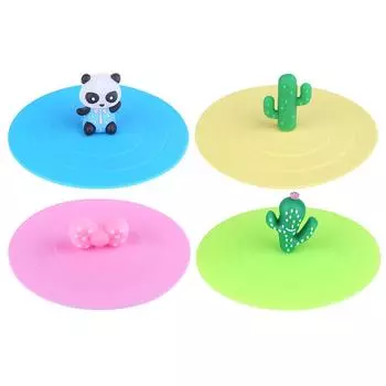 Силиконовая крышка для чашки, крышка для питья, противопыльная чаша, уплотнители для чашек, стеклянная крышка для кружки, термостойкие крышки для чайных чашек, кухонные инструменты A