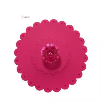 Силиконовая крышка для чашки, пылезащитная стеклянная крышка для напитка, кофейная кружка, уплотнительная крышка на присоске