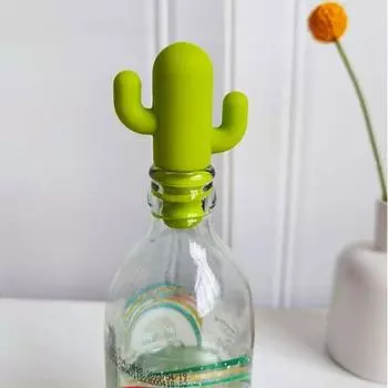 Силиконовая крышка для пивной бутылки, герметичный герметик для бутылок, пищевая пробка для вина зелёный