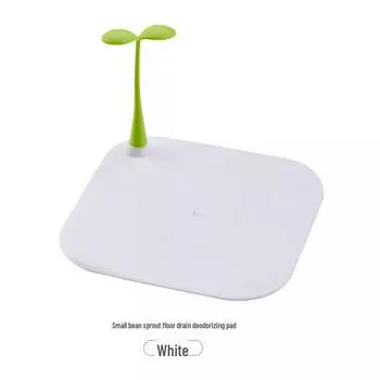 Силиконовая крышка для сливного отверстия в полу Bean Sprout: Дезодорирующая наклейка против насекомых для ванной комнаты.