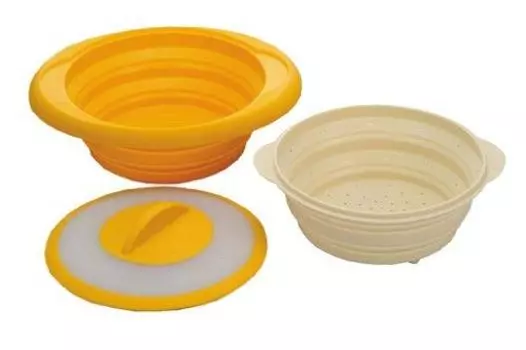 Силиконовая крышка-дуршлаг IMOTANI Luchef для посуды и SK-120