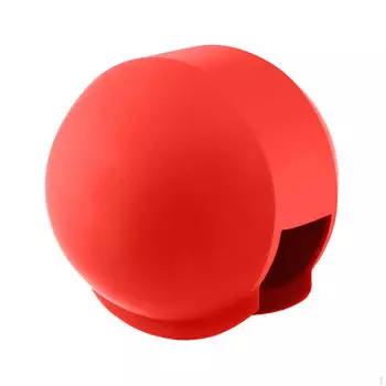 Силиконовая крышка объектива Защитная крышка Удобный легкий пылезащитный защитный чехол красный