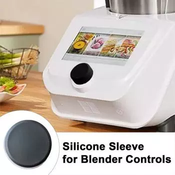 Силиконовая крышка переключателя для кухонного комбайна TM6. Простая установка. Защитное украшение переключателя для Monsieur Cuisine Connect Smart Trend. чёрный