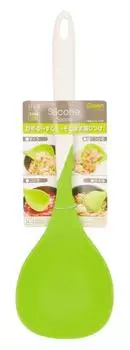 Силиконовая кухонная ложка Pearl Metal Green H&B G-4690 зелёный