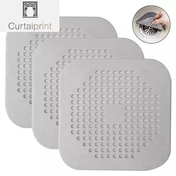 Силиконовая кухонная раковина, сливная пробка для волос, кухонная раковина, шлак, аксессуары для ванной комнаты, сито для ванны, канализационный сливной фильтр, дуршлаг белый