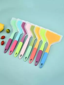Силиконовая кухонная утварь, кухонная утварь, лопаточка, говяжье мясо, яйцо, кухонный скребок, широкие инструменты для приготовления пиццы, лопатка с антипригарным покрытием, лопатка