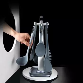 Силиконовая кухонная утварь Лопатка с антипригарным покрытием Кухонная утварь Половник Венчики для взбивания яиц Лопатка Ложка для супа Набор кухонных принадлежностей Кухонные принадлежности silicone spatula