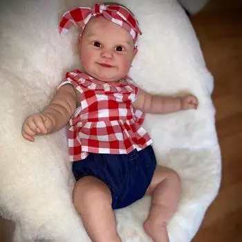 Силиконовая кукла Reborn Baby Maddie с 3D краской и венами, 60 см, игрушка для девочек, коллекция принцесс для малышей Bebe Artist same as picture