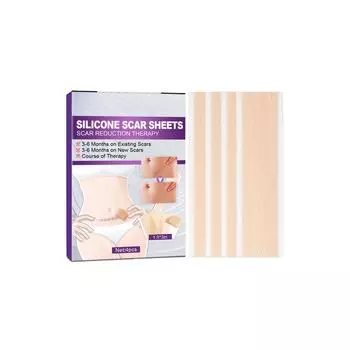Силиконовая лента для шрамов, шрамы для удаления шрамов, адаптируемая, легко отрывающаяся лента для шрамов, многоразовая, для кесарева сечения