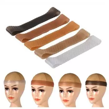 Силиконовая лента Качественная прозрачная силиконовая повязка на голову для ношения парика Мягкая каплевидная повязка для волос Парик Grip
