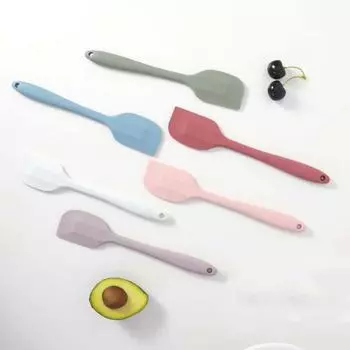 Силиконовая лопатка для крема, антипригарная лопатка для масла, термостойкая кухонная утварь для выпечки, нож для размешивания крема, палочка, инструменты для выпечки тортов своими руками S