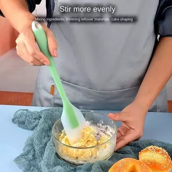 Силиконовая лопатка для крема для торта Кухонные гаджеты Инструмент для выпечки Бисквитное тесто Антипригарное масло Приготовление пищи Аэрофритюрница Reposteria Инструменты Товары оранжевый