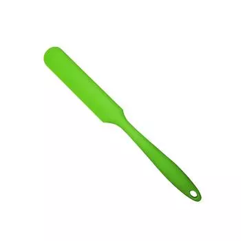 Силиконовая лопатка для крема, масла, торта, смешивания теста, скребок, кисточка, инструмент для выпечки торта зелёный