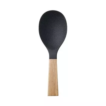Силиконовая лопатка для риса с деревянной ручкой MUJI 84376399