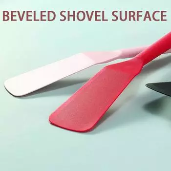 Силиконовая лопатка для жарки с антипригарным покрытием, кухонная лопатка для переноски блинов, жареных яиц, лопатка для стейка, кухонные инструменты для выпечки синий