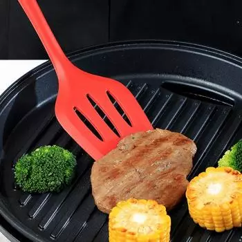 Силиконовая лопатка с антипригарным покрытием Кухонная лопатка для приготовления жареных яиц Рыба Блинная лопатка Лопатка Лопатка Лопатка для приготовления пищи Кухонные принадлежности Кухонные инструменты