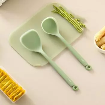 Силиконовая лопатка, специальная кухонная лопатка для домашнего хозяйства, набор антипригарной посуды, силиконовая ложка для желе A