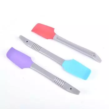 Силиконовая лопаточка для сливочного масла, скребок для крема для торта, лезвие, щетка для теста, инструменты для выпечки розовый