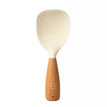 Силиконовая ложка для риса, антипригарное пищевое качество, устойчивая к высоким температурам ложка для риса жёлтый