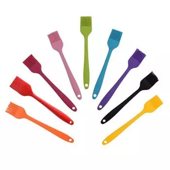 Силиконовая масляная щетка для наметки, барбекю, кондитерская масляная щетка, Турция, Baster, принадлежности для барбекю для гриля зелёный